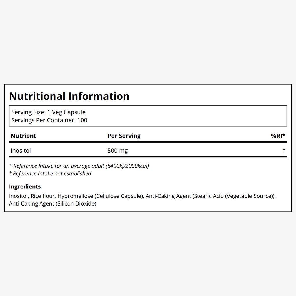 Inositol - 500mg - Image 2