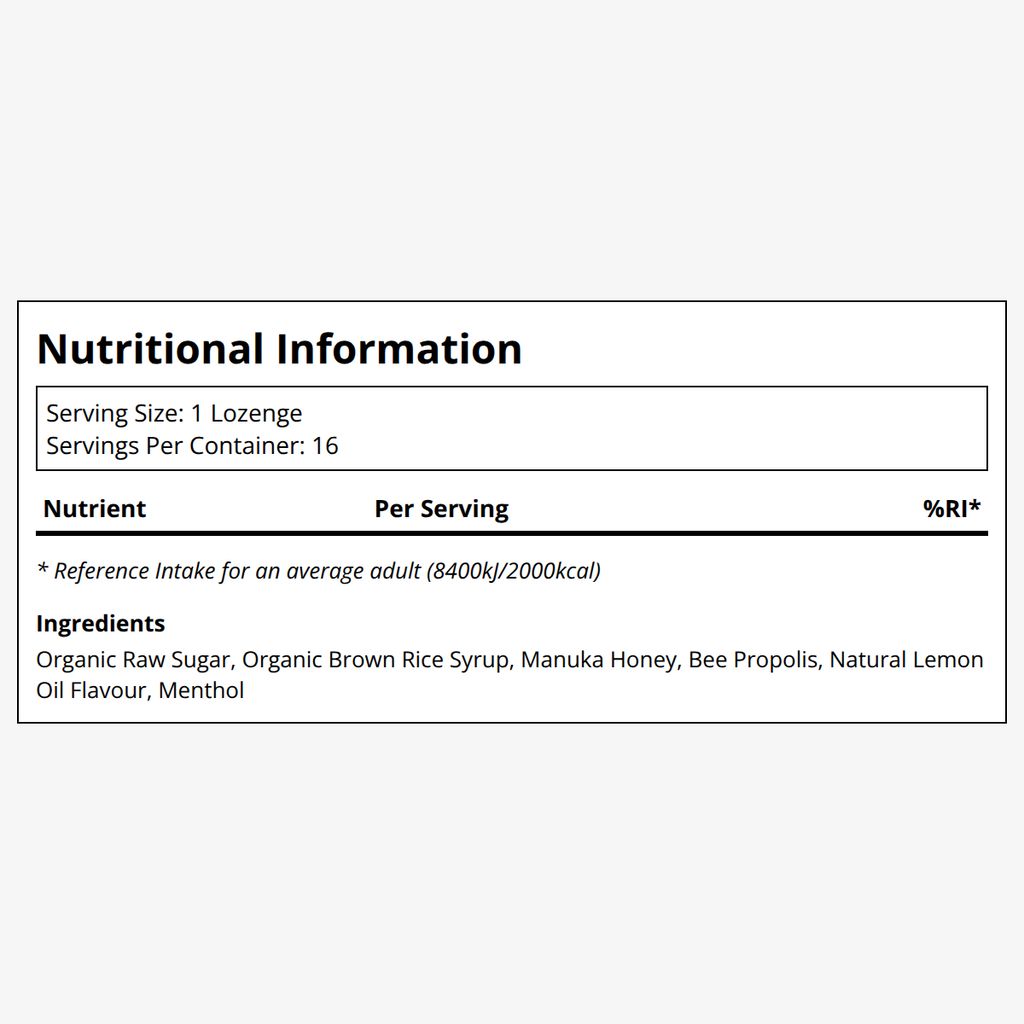 Manuka Honey Lozenges MGO 300+ - Honey & Lemon - Image 2