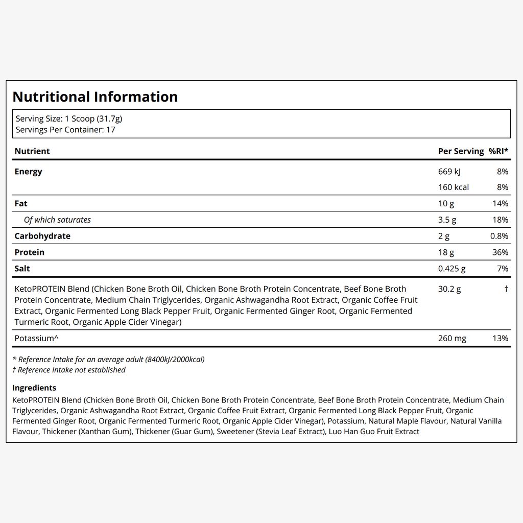 Keto Protein - Vanilla - Image 2