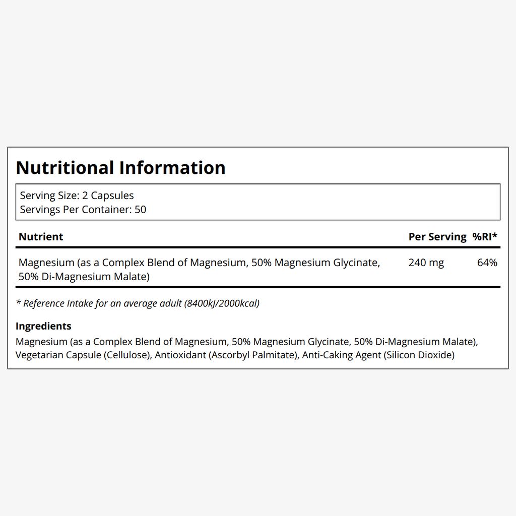 Magnesium Glycinate + Malate 120mg - Image 2