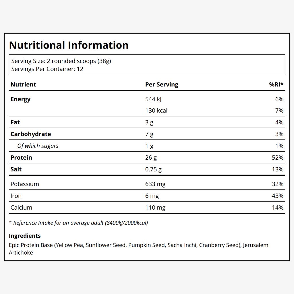Epic Protein: Plant Protein - Original