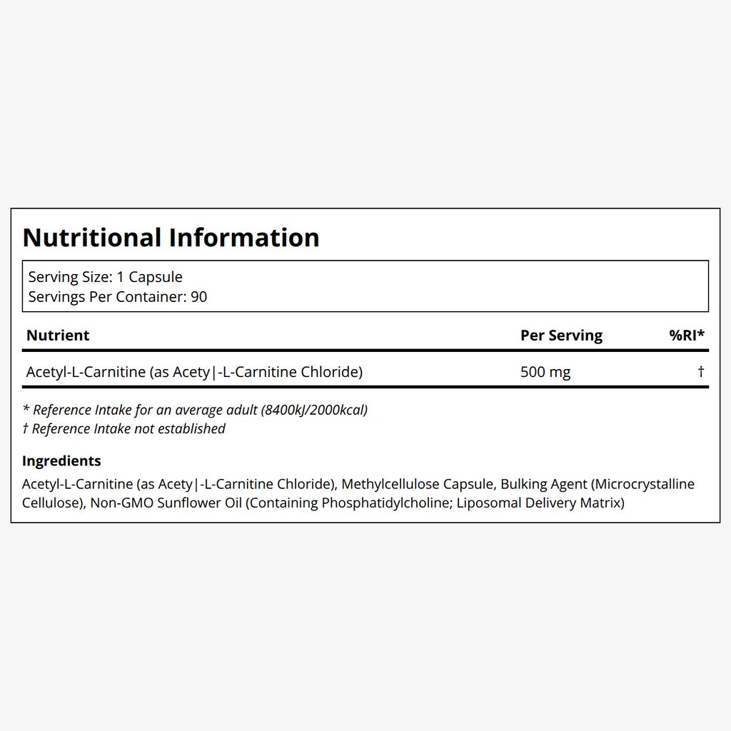Liposomal Acetyl L-Carnitine+ - Image 2