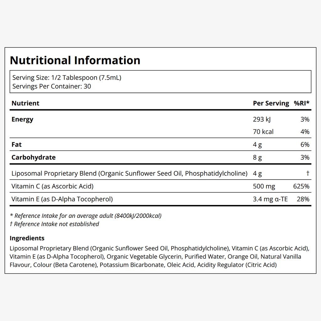 Vitamin C Liposomal - Citrus & Vanilla - Image 2