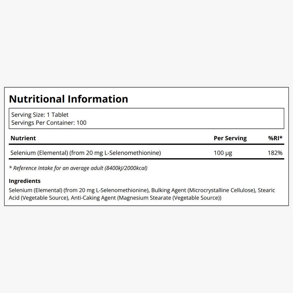 Selenium - 100 mcg - Image 2