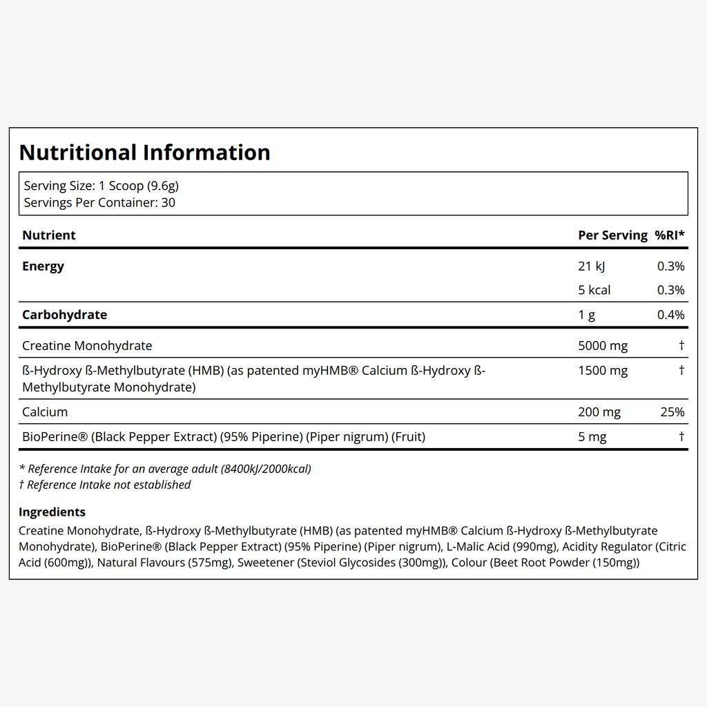 Creatine HMB - Tropical Punch - Image 2