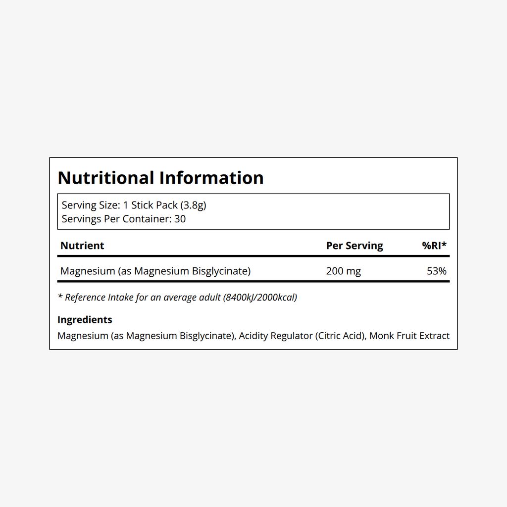 Magnesium Bisglycinate - Travel Packs NSF - Image 2