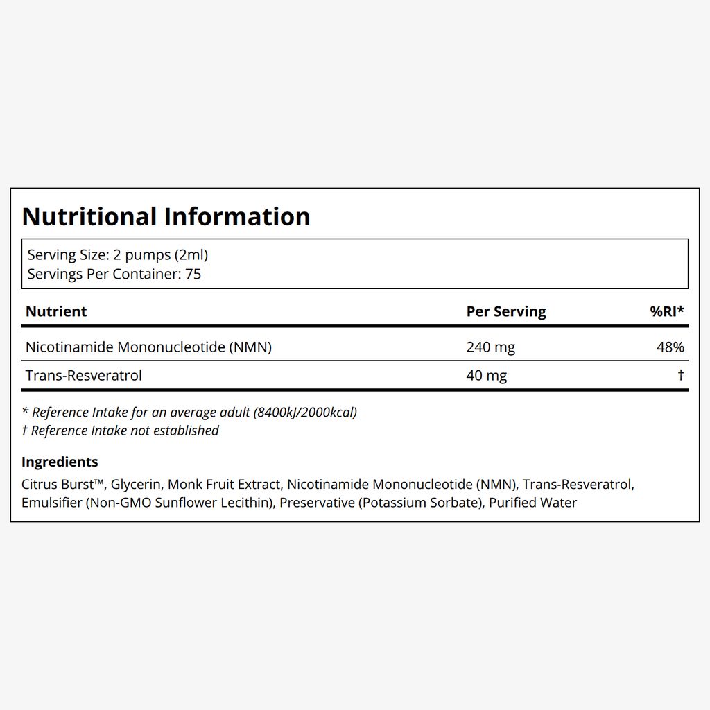 NMN w/ Resveratrol LIPO Gel - Image 2