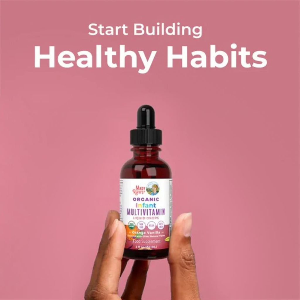 Infant Multivitamin with Iron Liquid Drops - - Orange Vanilla - Image 4