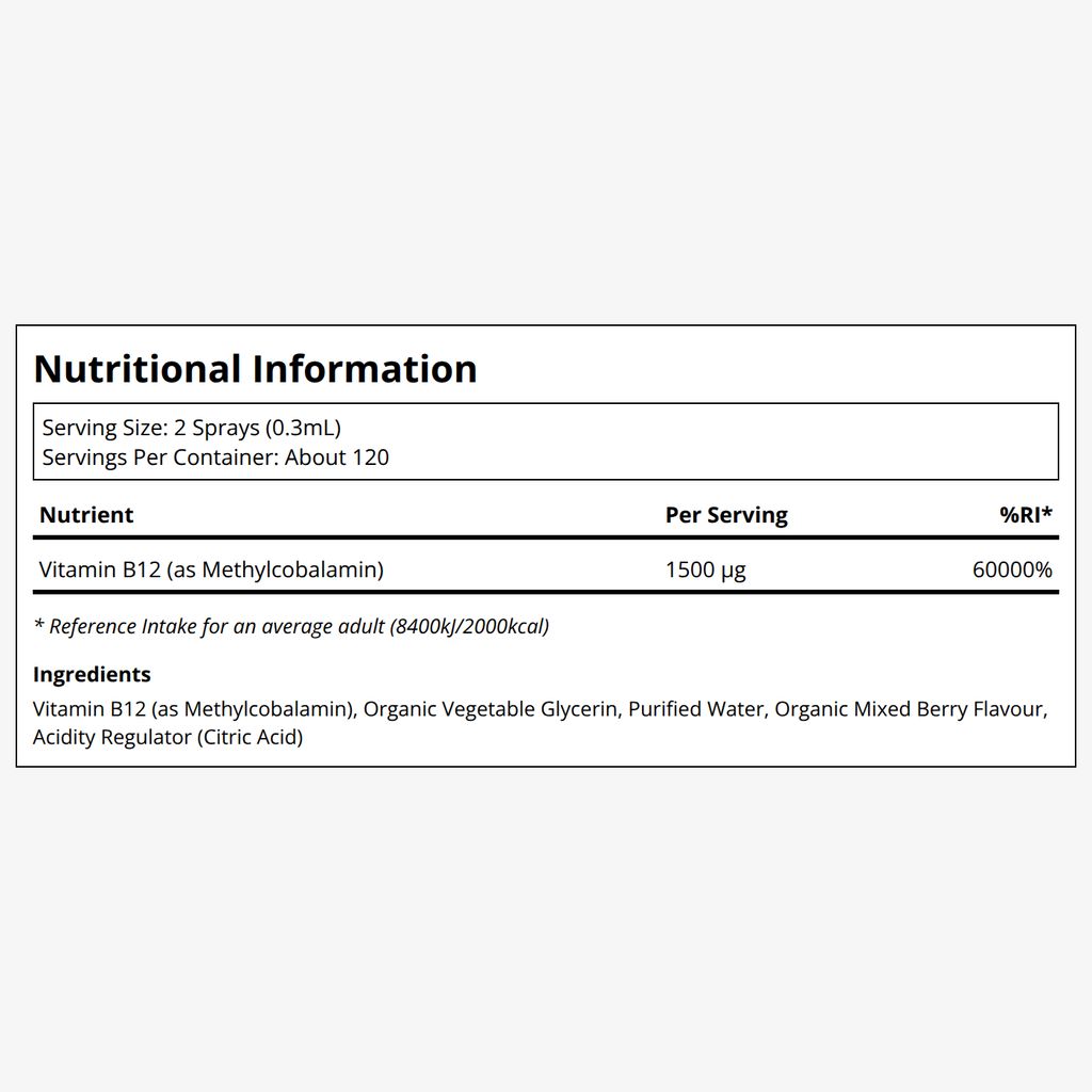 Vitamin B12 Spray - Berry - Image 2