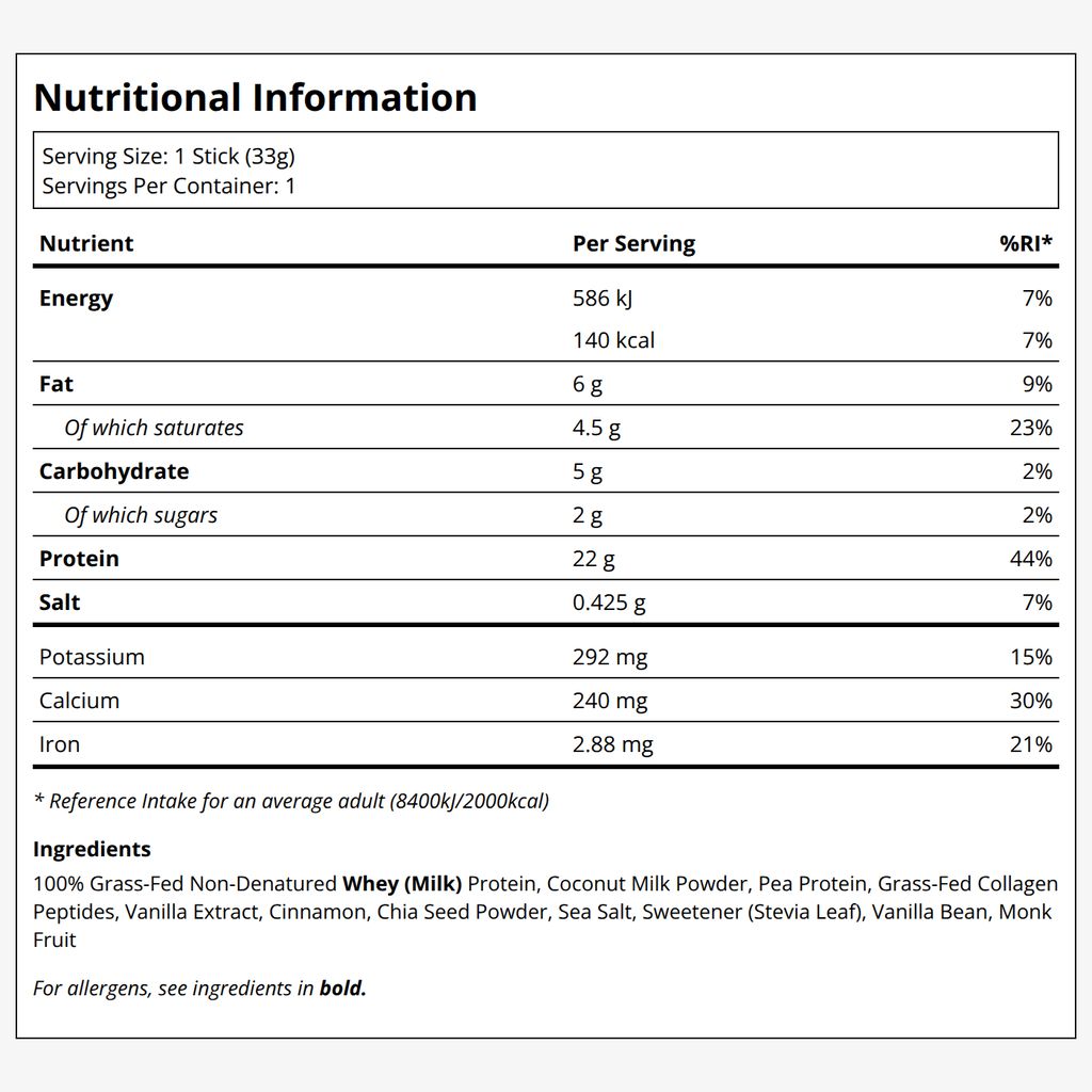 Protein Stick - Vanilla Bean - Image 2