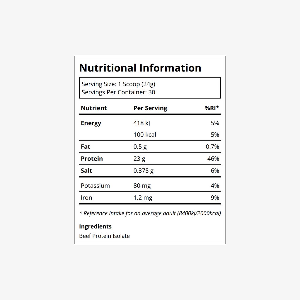 Grass-Fed Protein Powder - Unflavoured - Image 2