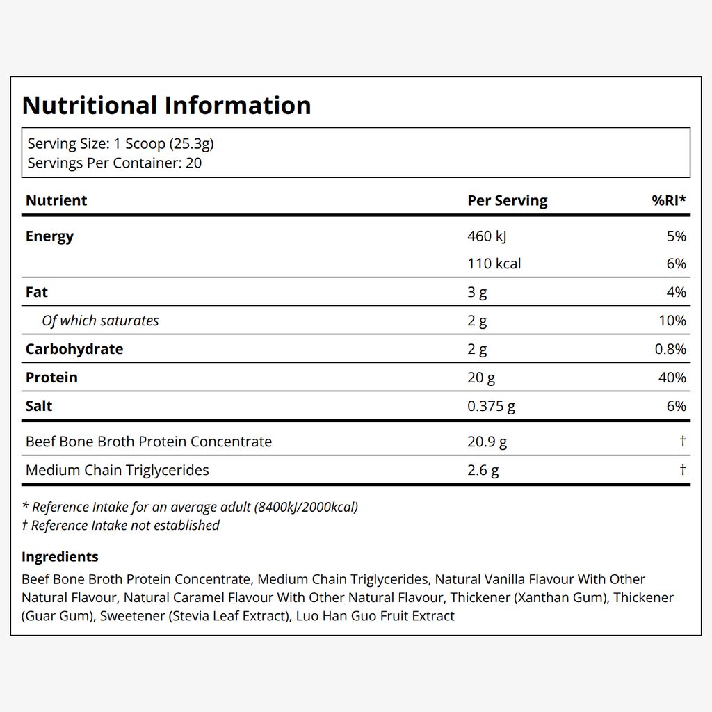 Bone Broth Protein - Salted Caramel - Image 2
