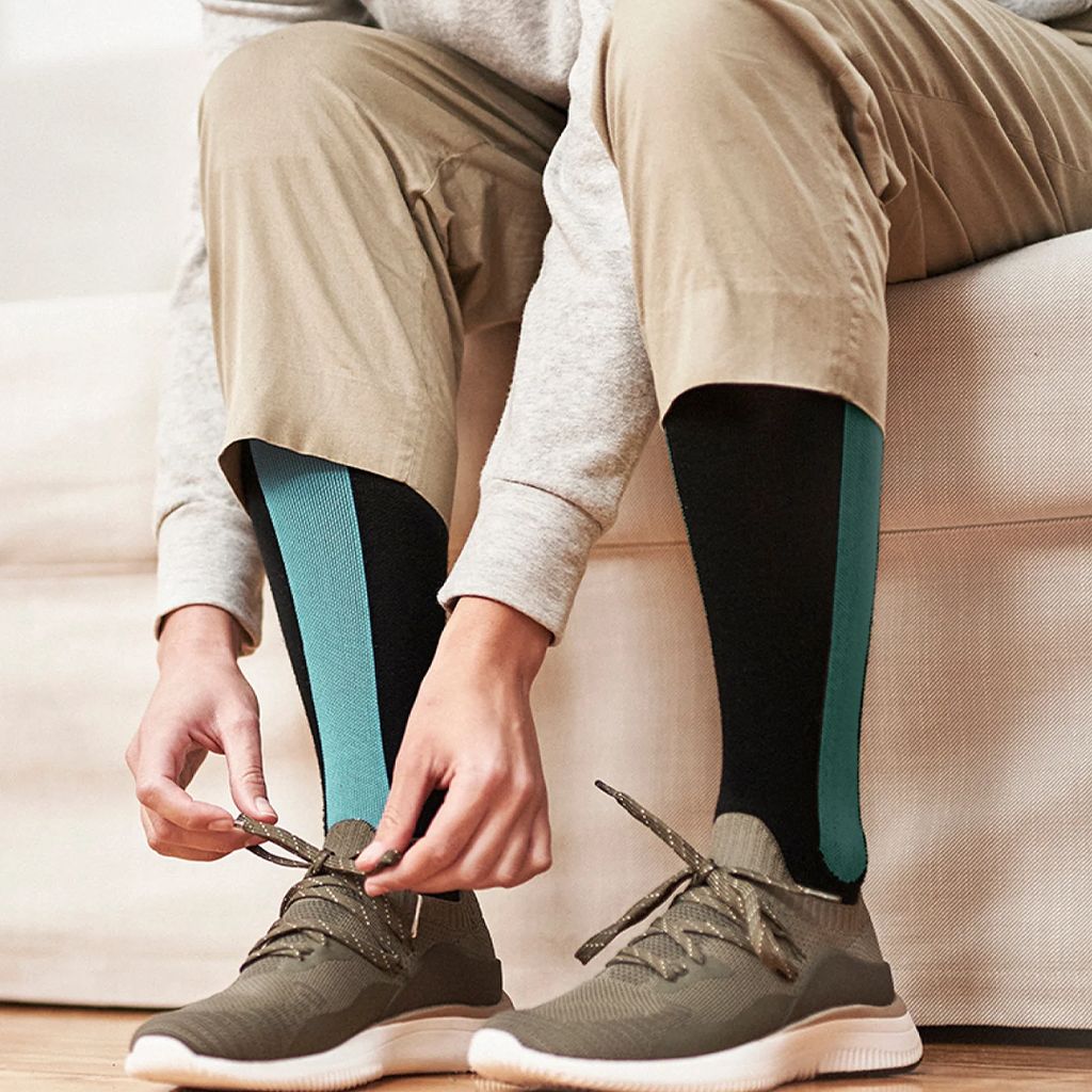 Compression Socks - Blue Reef & Caribbean Green - Image 3
