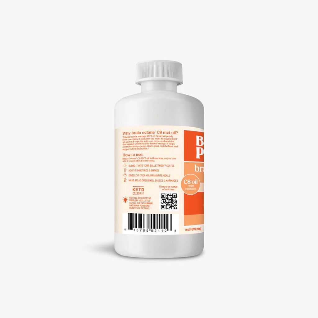 Brain Octane C8 MCT Oil - Bottle - Image 3
