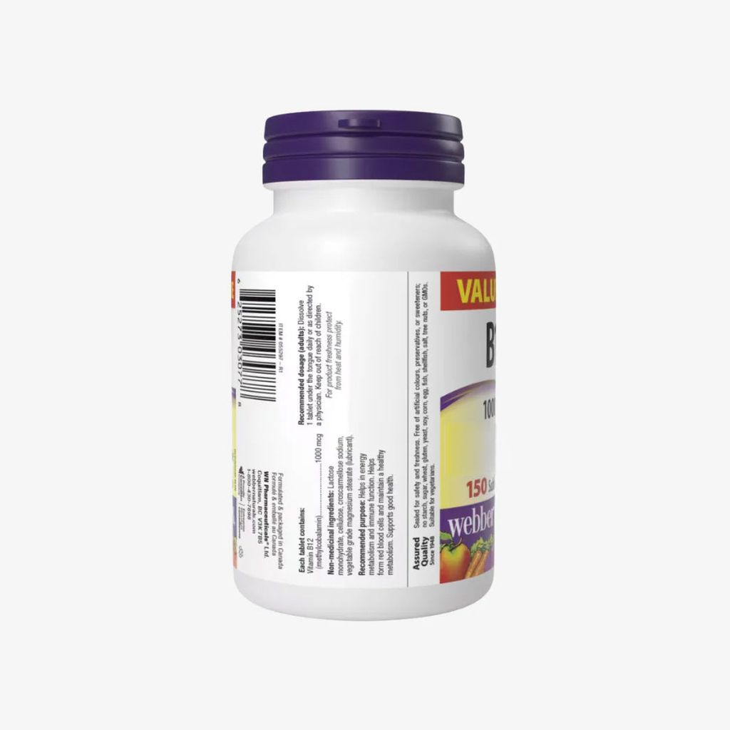 Vitamin B12 Methylcobalamin 1000mcg - Image 3