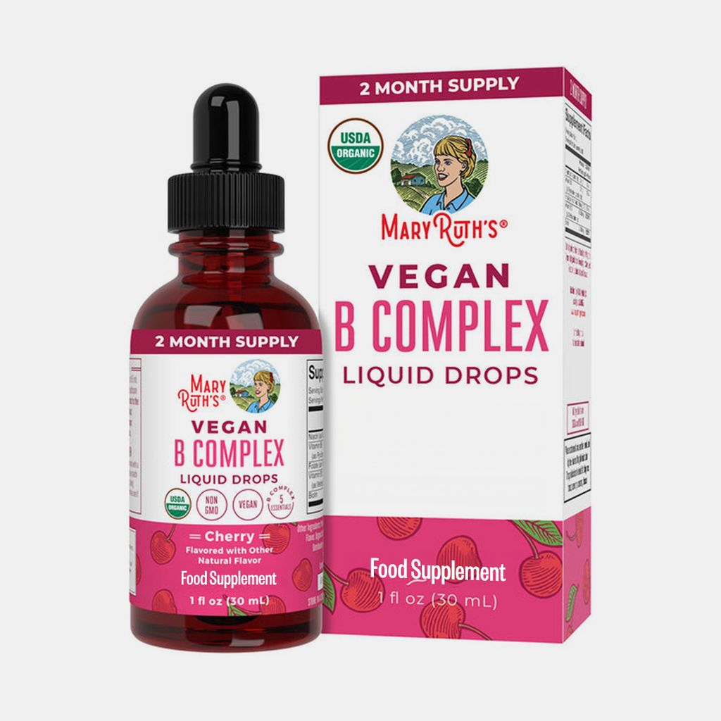 Vegan B-Complex Drops - Cherry