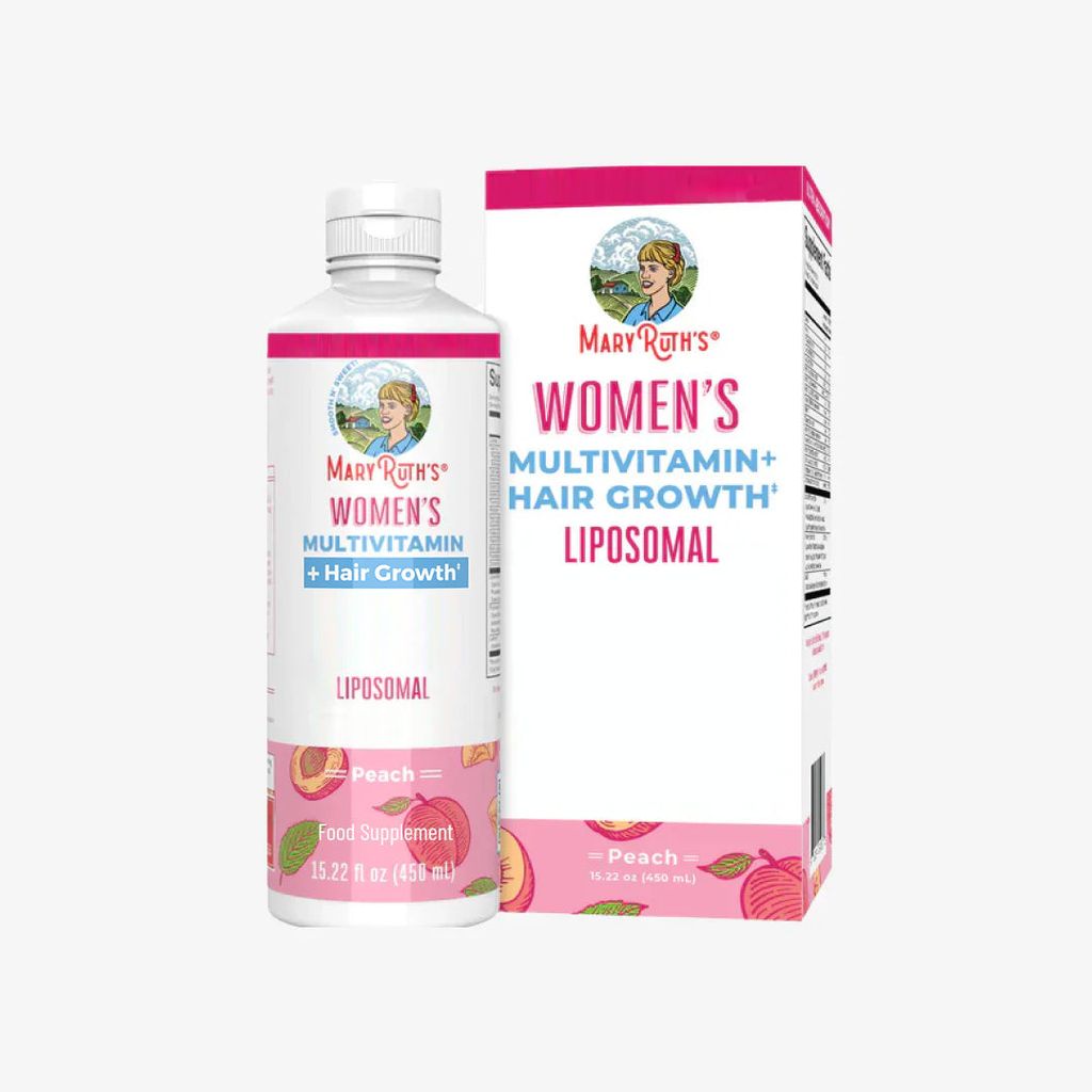 Womens Multivitamin + Lustriva Hair Growth Liposomal - Peach