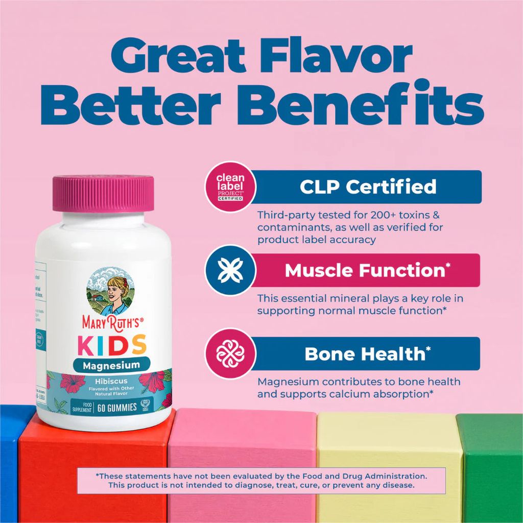 Kids Magnesium Gummies - Hibiscus - Image 5