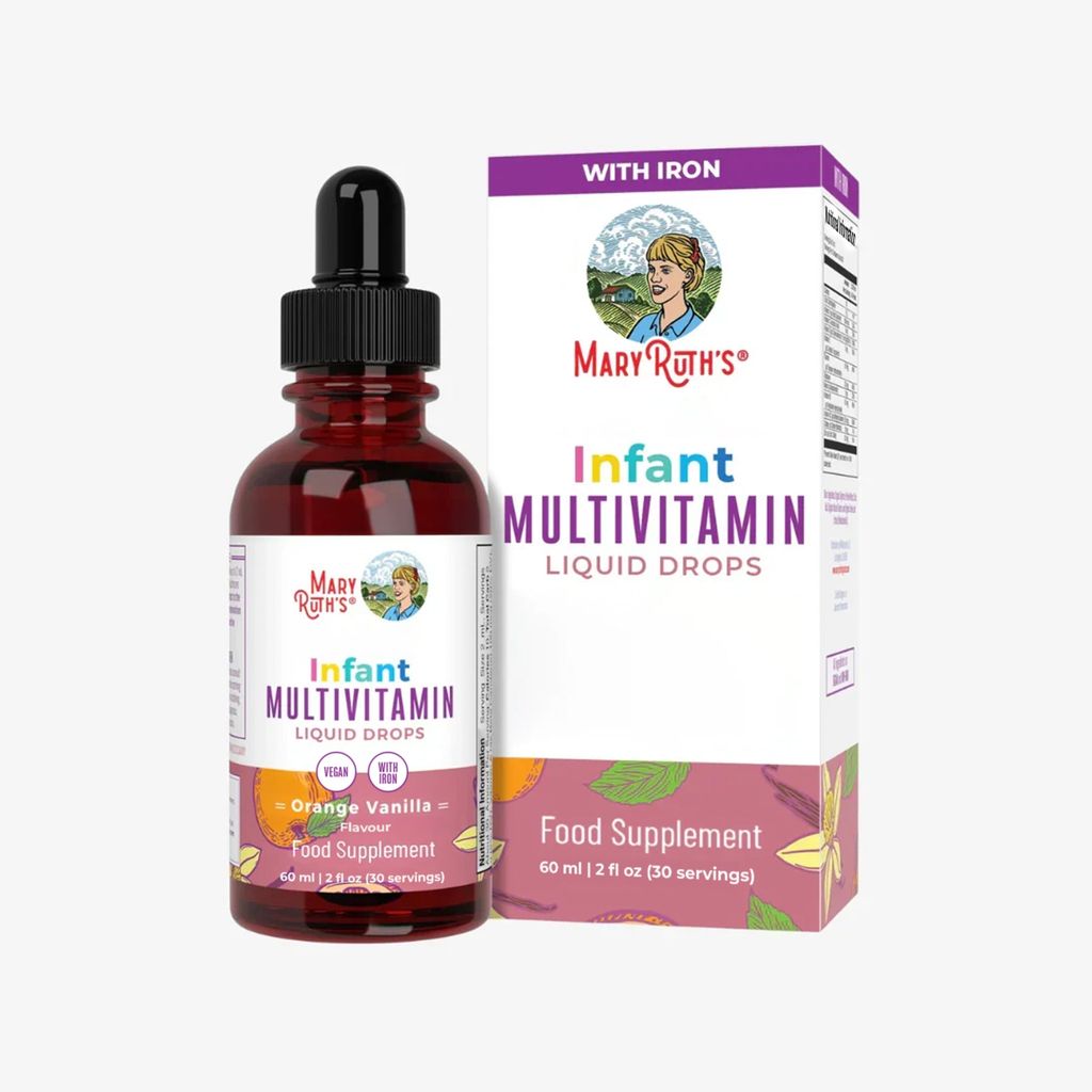 Infant Multivitamin with Iron Liquid Drops - - Orange Vanilla