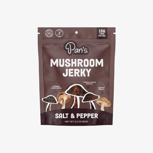 Salt & Pepper Mushroom Jerky