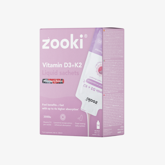 Liposomal Vitamin D3 + K2 3,000iu - Mixed Berry