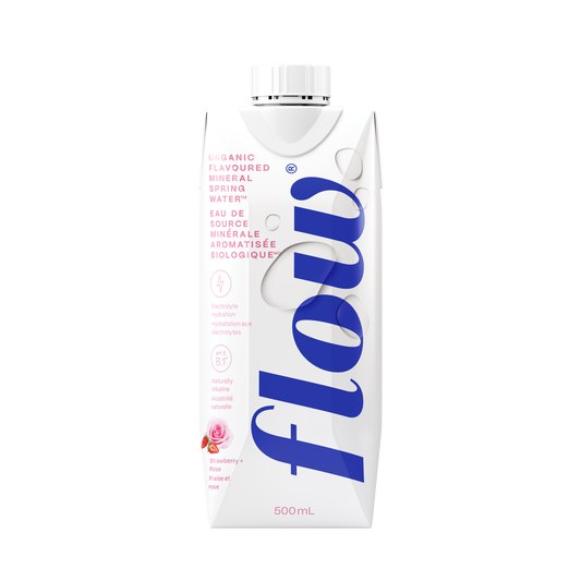 Naturally Alkaline Spring Water - Strawberry + Rose