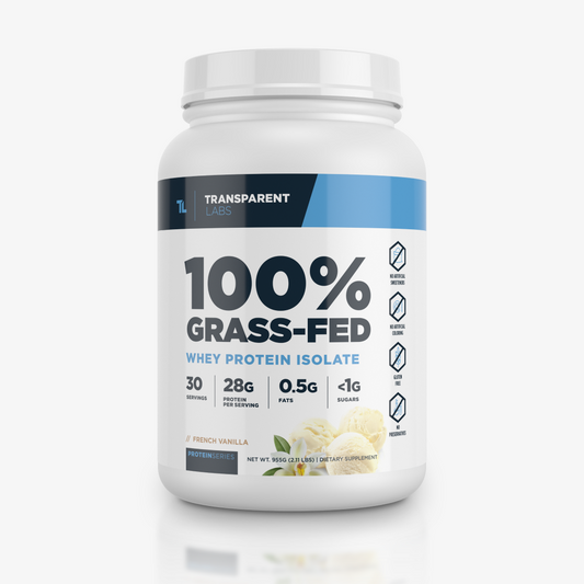 Transparent Lab Grass Fed Whey Isolate - French Vanilla