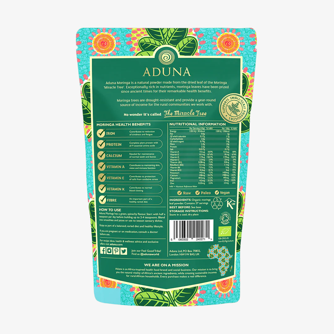 Aduna Moringa Green Superleaf Powder – Healf