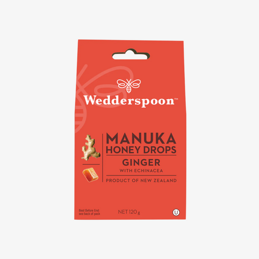 Natural Manuka Honey Drops Ginger