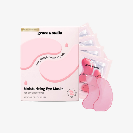 Pink Moisturising Eye Mask