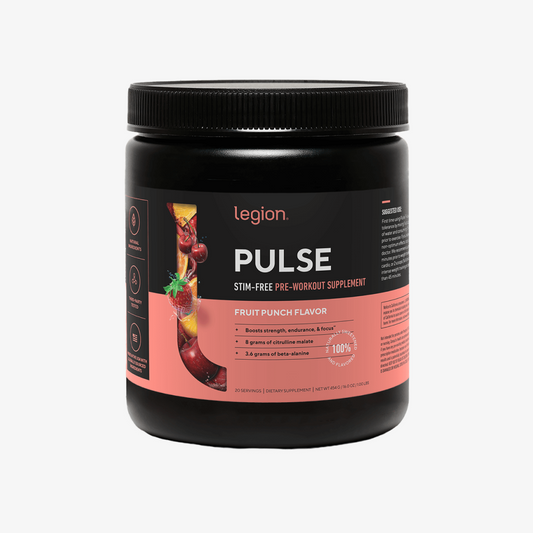 Pulse Natural Stim-Free Pre-Workout - Fruit Punch