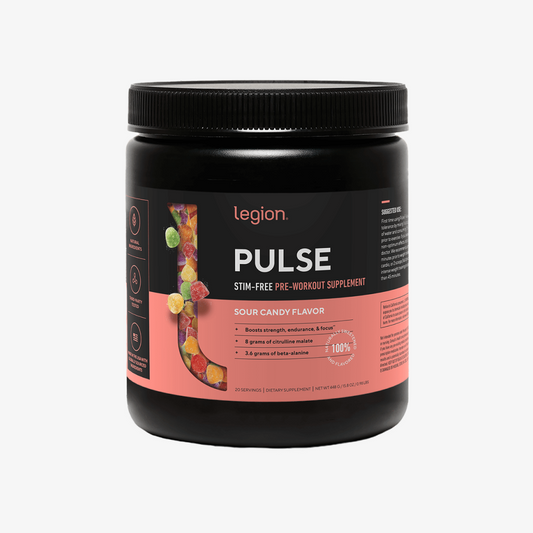 Pulse Natural Stim-Free Pre-Workout - Sour Candy