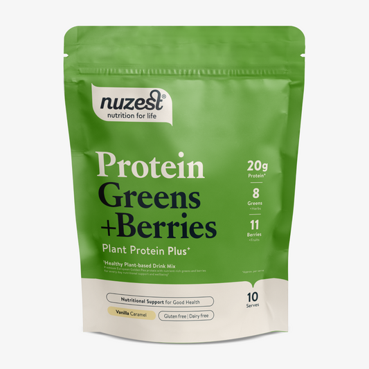 Protein Greens + Berries - Vanilla Caramel