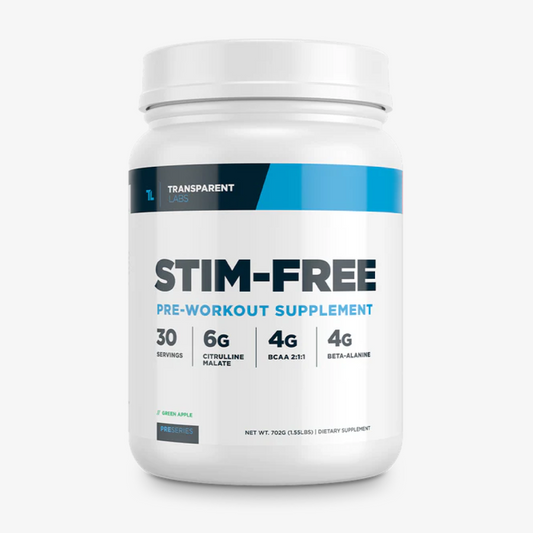 Stim Free Pre Workout - Green Apple