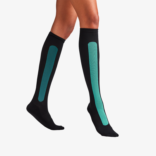 Bamboo Compression Socks (Blue and Green)
