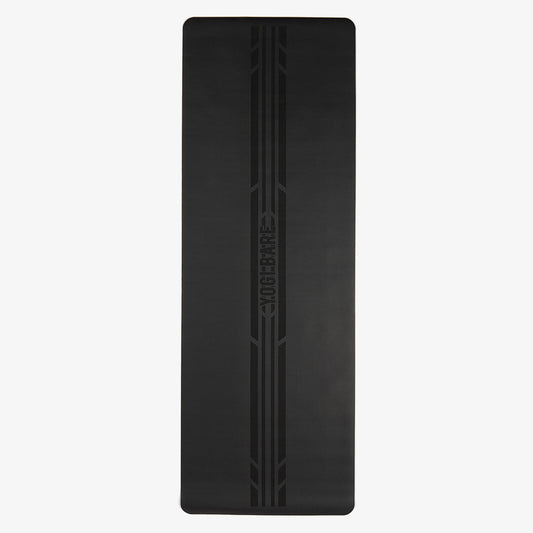 Paws X Natural Rubber Yoga Mat 4mm - Black