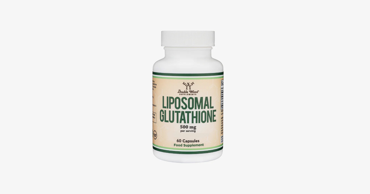 liposomal glutathione double wood Supplements Vitamin B12 Injections vs and provide antioxidant protection Size:2-pack
