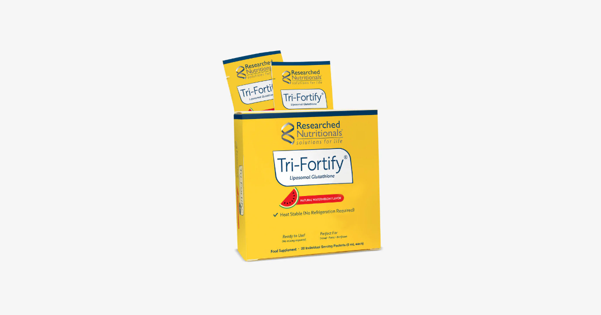 liposomal glutathione tri fortify Nutrined & Researched Nutritionals TRI-FORTIFY® BOX - WATERMELON pill Select Pack::180 Sachets Warning Letters | FDA