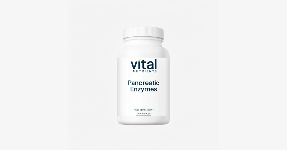 Vital Nutrients Pancreatic Enzymes 500mg | Healf